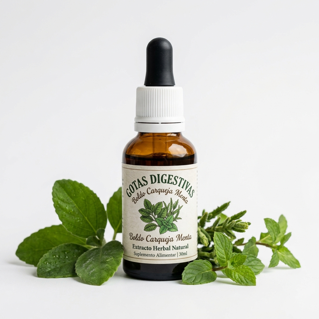 Gotas Digestivas de Boldo, Carqueja & Menta (Digest-Luz 60ml)